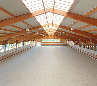 Indoor arena surface built by OTTO Sport, Italy